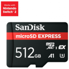 SanDisk MicroSD Express 512GB (NVMe) SDSQXFN-512G-GN4NN