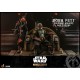 Boba Fett Repaint Armor and Throne 1:6 Scale Figure Set
