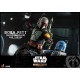 Boba Fett Repaint Armor and Throne 1:6 Scale Figure Set