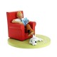 Tintin Red Armchair
