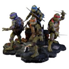 Teenage Mutant Ninja Turtles 1990 Statues Sideshow Exclusive Set