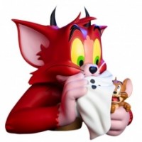 Tom and Jerry: Devil Vinyl Bust