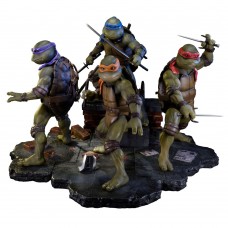 Teenage Mutant Ninja Turtles 1990 Statues Sideshow Exclusive Set